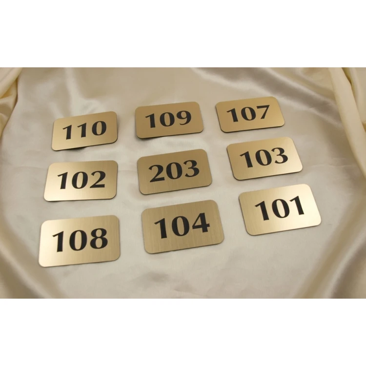 Door Numbering - ND007 - dim. 100x60mm