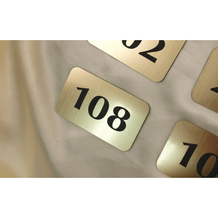 Door Numbering - ND007 - dim. 100x60mm