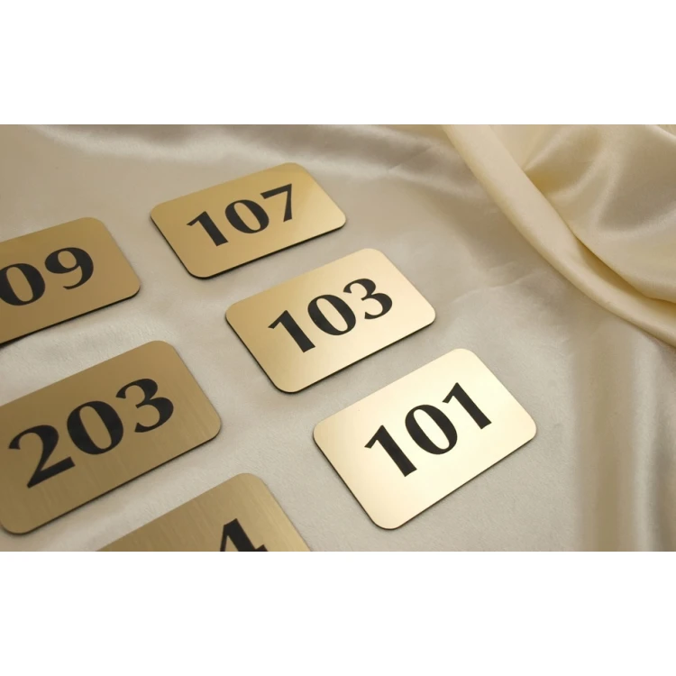 Door Numbering - ND007 - dim. 100x60mm