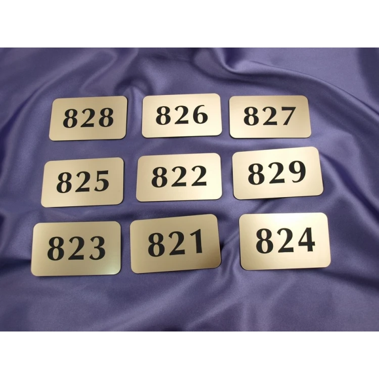 Door Numbering - ND007 - dim. 100x60mm