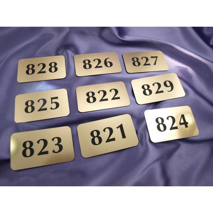 Door Numbering - ND007 - dim. 100x60mm