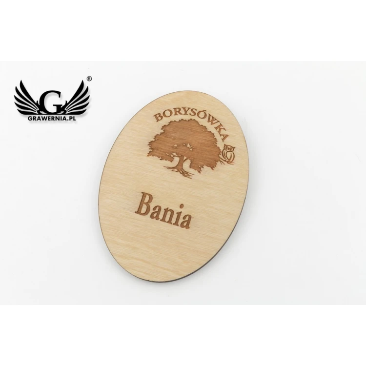 Wooden Door Plaques - ND009 - size 130x95mm
