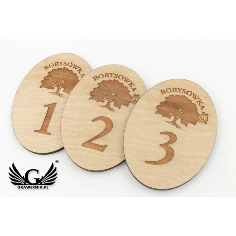 Wooden Door Plaques - ND009 - size 130x95mm