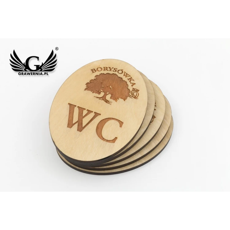 Wooden Door Plaques - ND009 - size 130x95mm