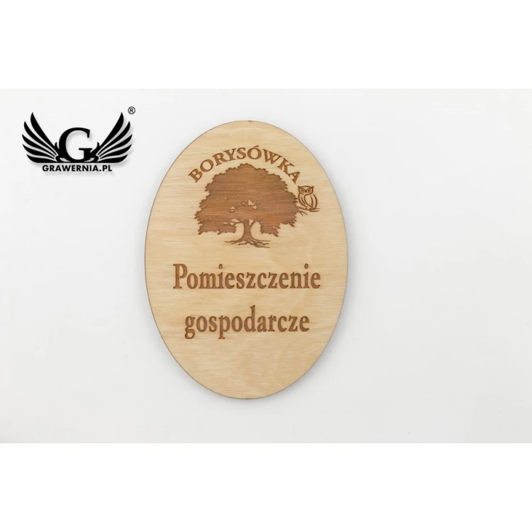 Wooden Door Plaques - ND009 - size 130x95mm