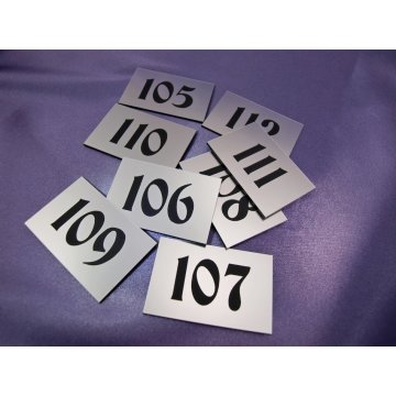 Door Numbering - ND012 - size 100x60mm