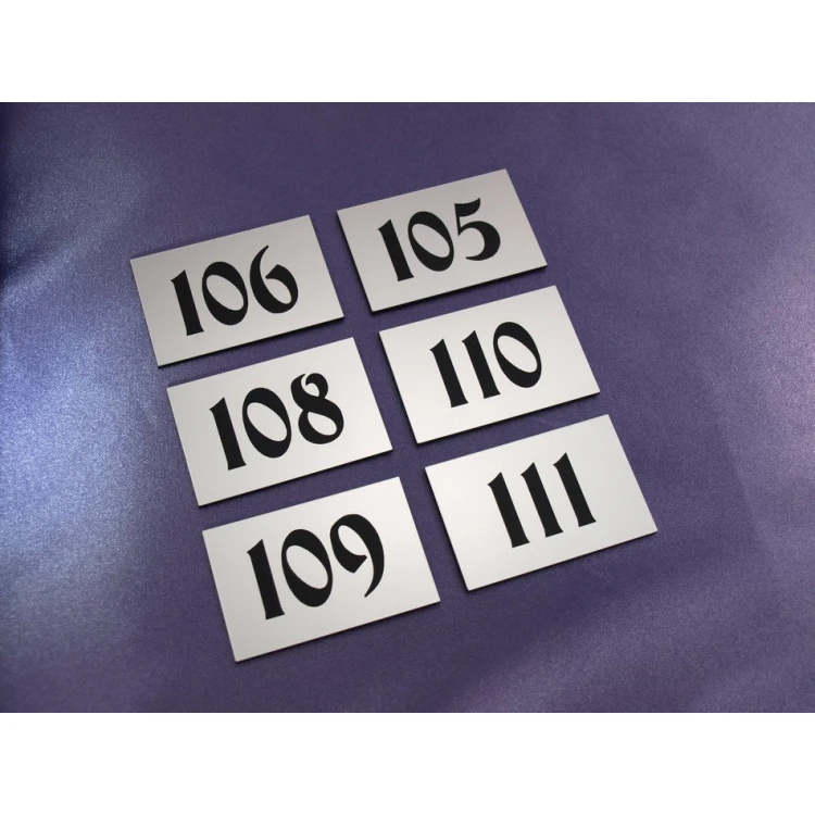 Door Numbering - ND012 - size 100x60mm