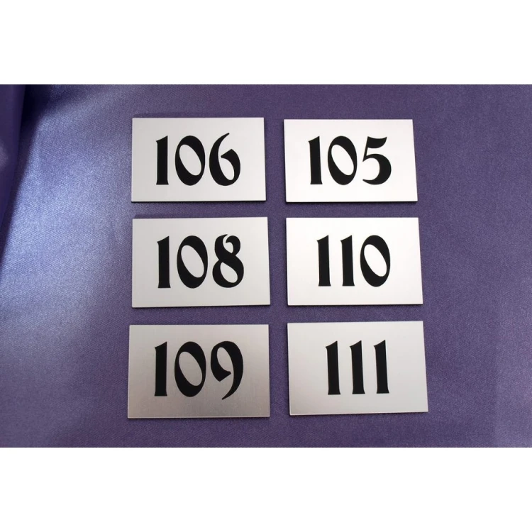 Door Numbering - ND012 - size 100x60mm