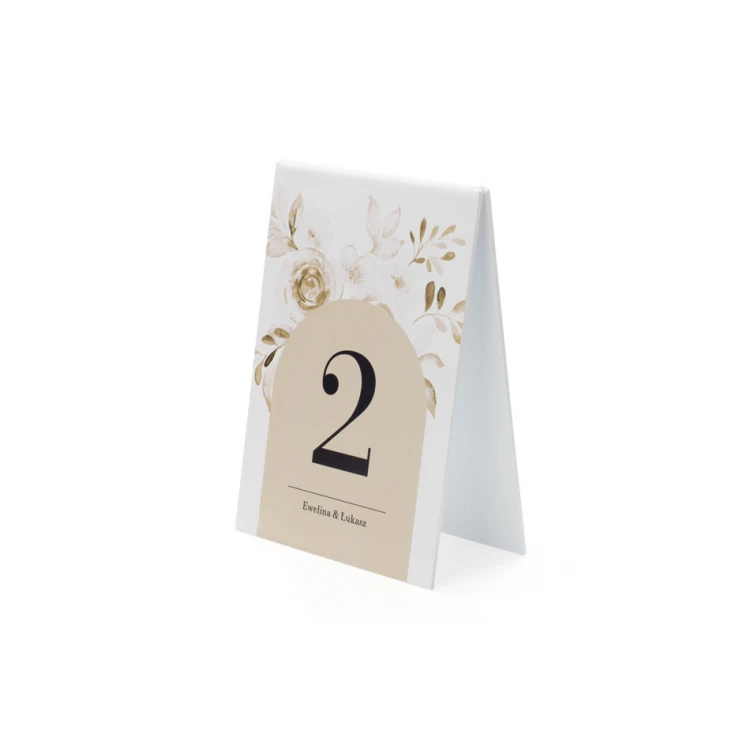 Wedding Table Numbers - height 20.5cm - NS008