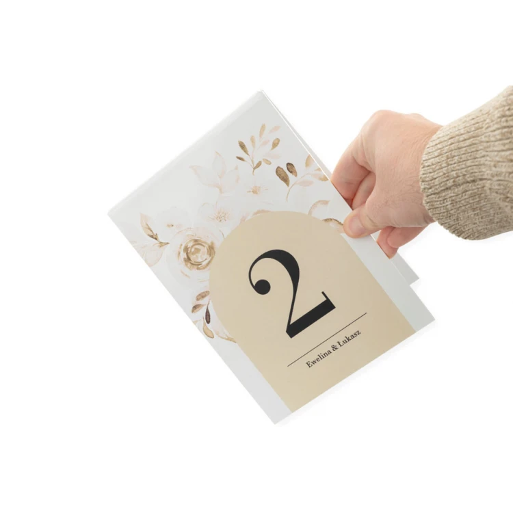 Wedding Table Numbers - height 20.5cm - NS008