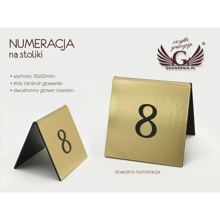 Table Numbering - NS004 GOLD design