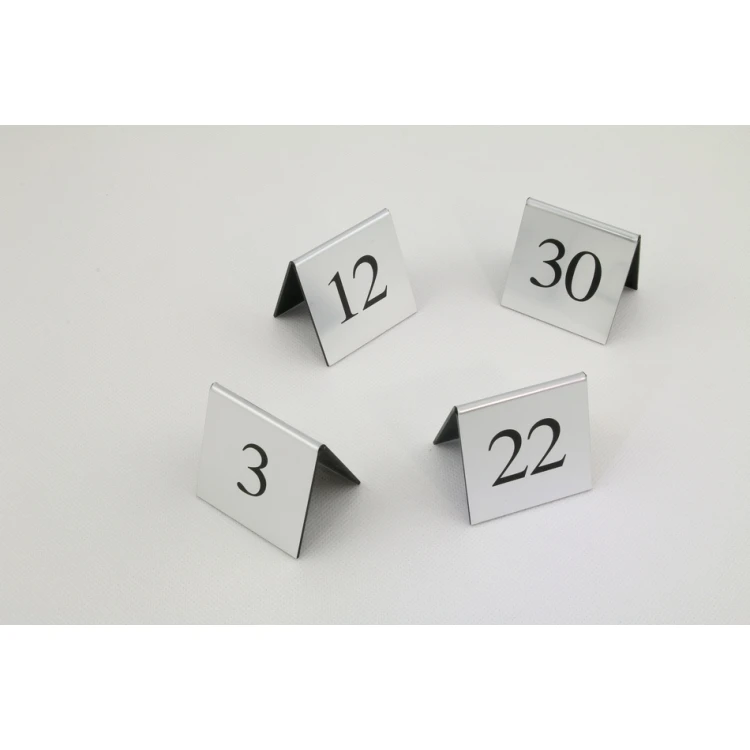 Table Numbering - NS004 SILVER design