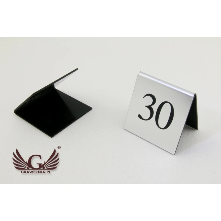 Table Numbering - NS004 SILVER design
