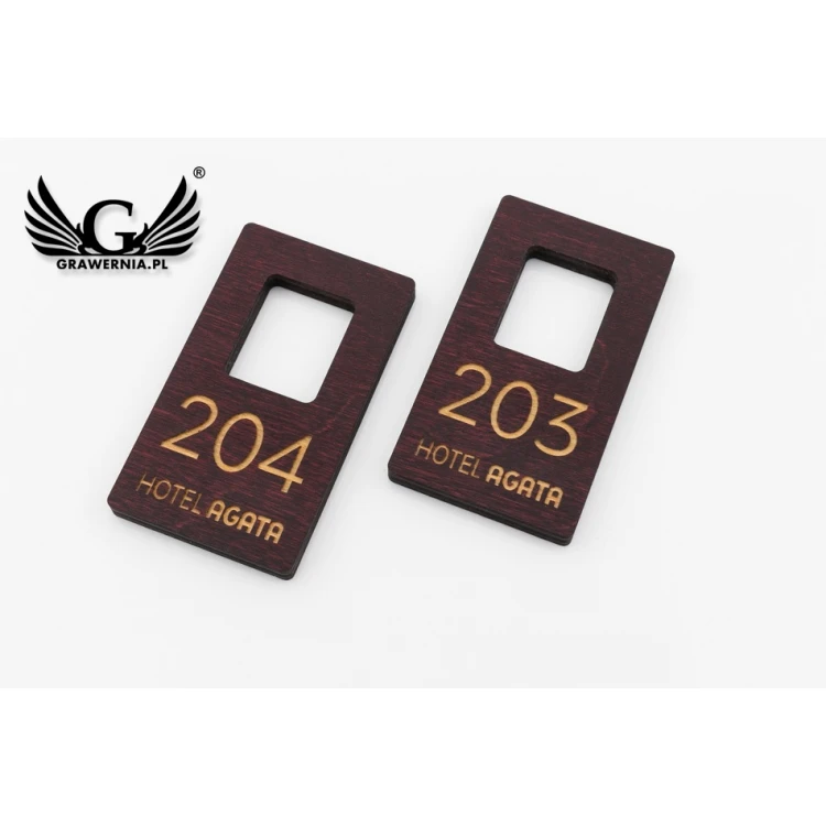 Locker Numbers - Dark Cherry Color - Athena 3