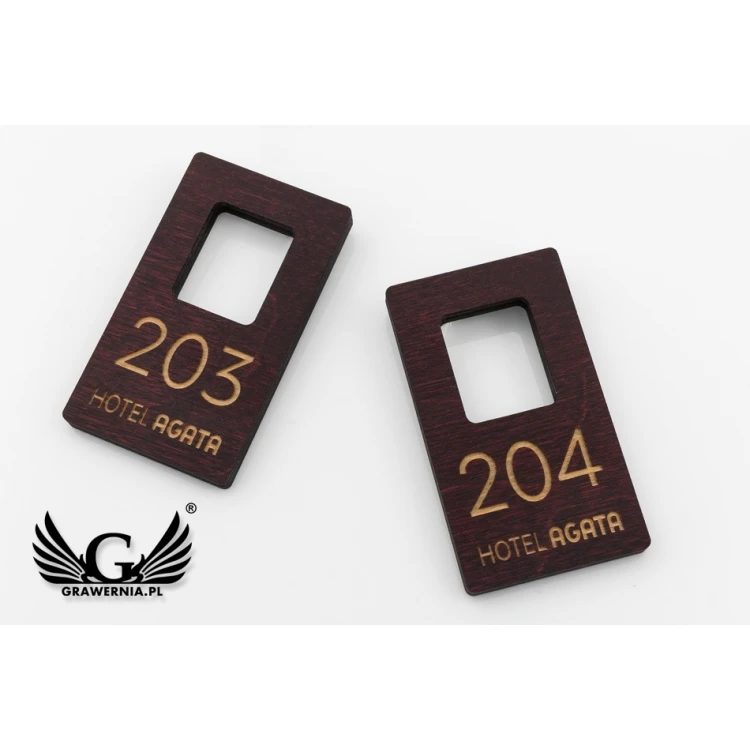 Locker Numbers - Dark Cherry Color - Athena 3