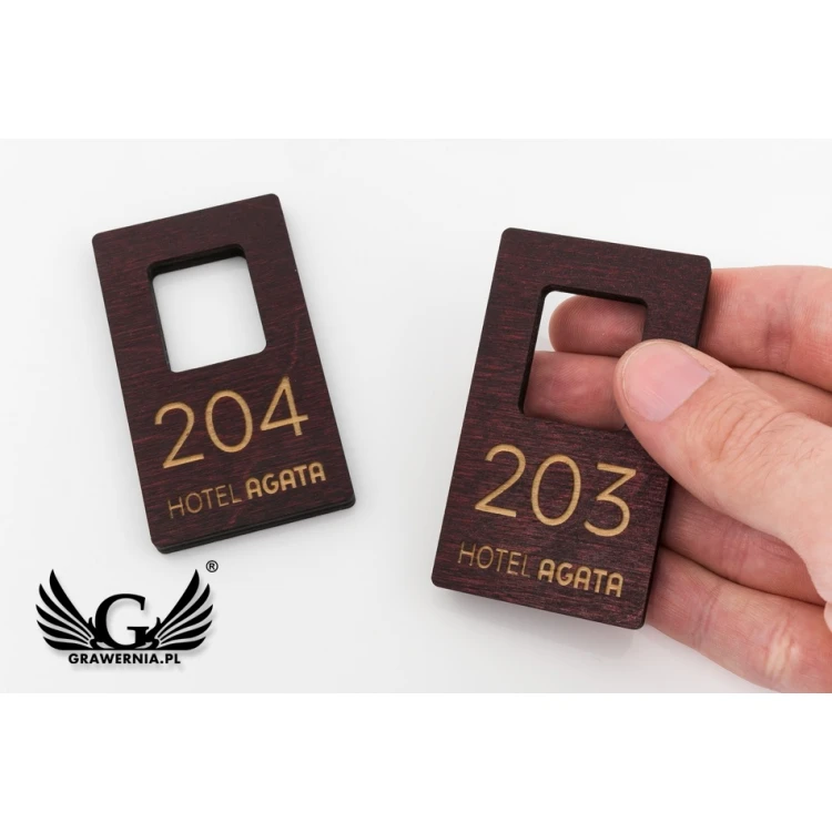 Locker Numbers - Dark Cherry Color - Athena 3