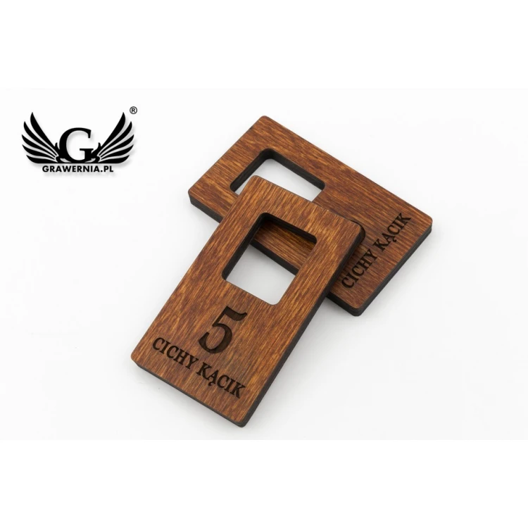 Locker Numbers - Light Walnut Color - Atena 4