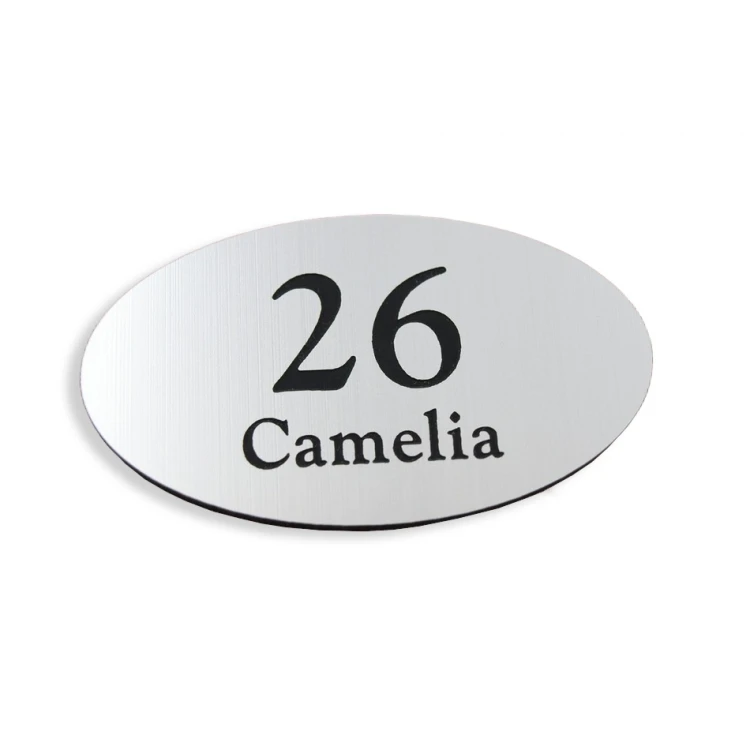 Locker Numbers - Hanger or Cabinet Number - ELIPSA - ND010- size 60x35mm