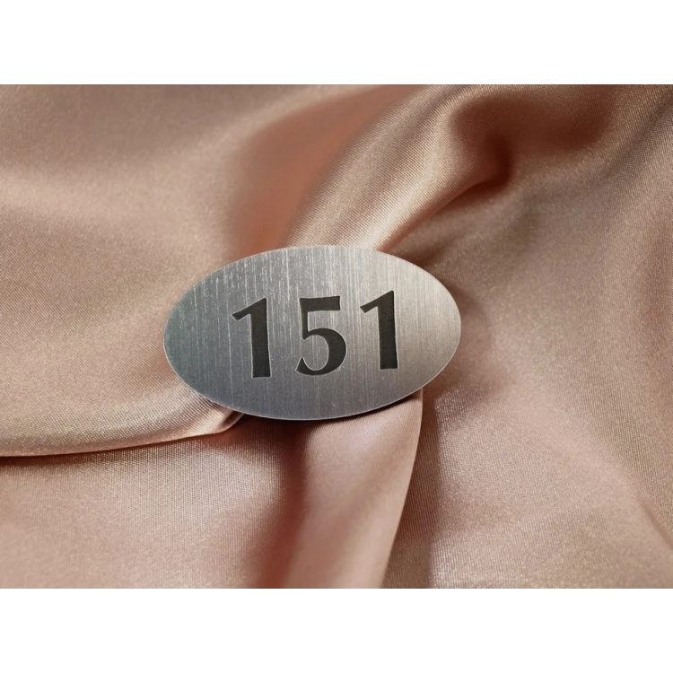 Locker Numbers - Hanger or Cabinet Number - ELIPSA - ND010- size 60x35mm