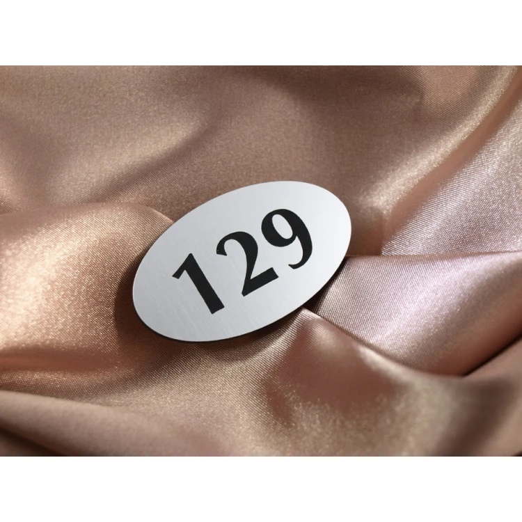 Locker Numbers - Hanger or Cabinet Number - ELIPSA - ND010- size 60x35mm