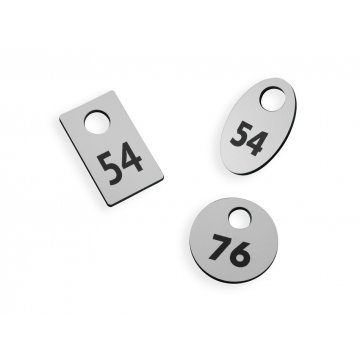 Locker Numbers - Various Colors - Three Shape Options to Choose From - 3.2mm Thickness
