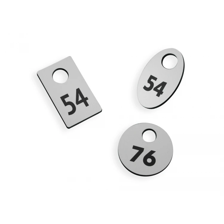 Locker Numbers - Various Colors - Three Shape Options to Choose From - 3.2mm Thickness