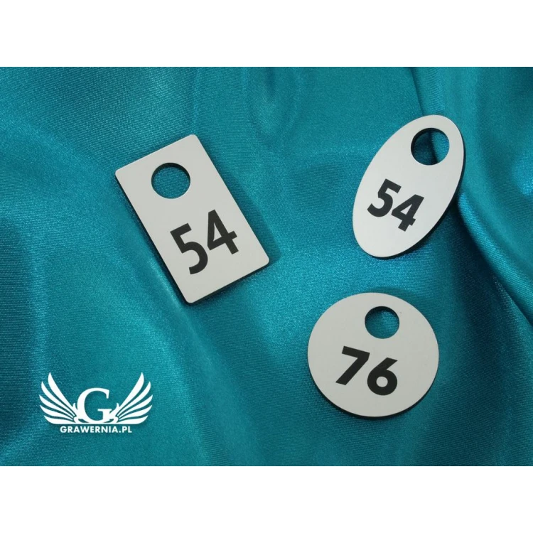 Locker Numbers - Various Colors - Three Shape Options to Choose From - 3.2mm Thickness