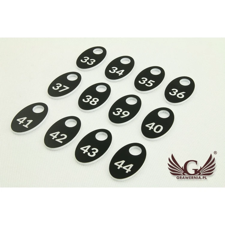 Locker Numbers - Various Colors - Three Shape Options to Choose From - 3.2mm Thickness