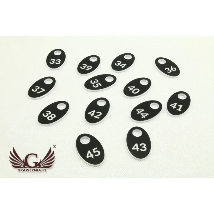 Locker Numbers - Various Colors - Three Shape Options to Choose From - 3.2mm Thickness