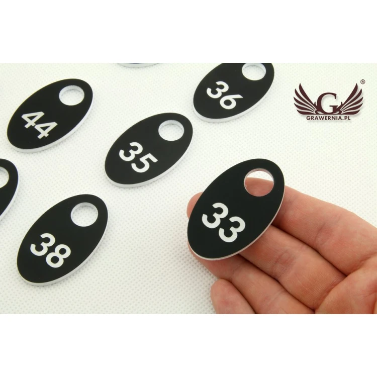 Locker Numbers - Various Colors - Three Shape Options to Choose From - 3.2mm Thickness