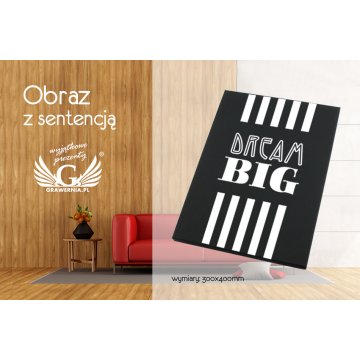 Picture with any quote - UV digital print - 300x400mm - PIC007