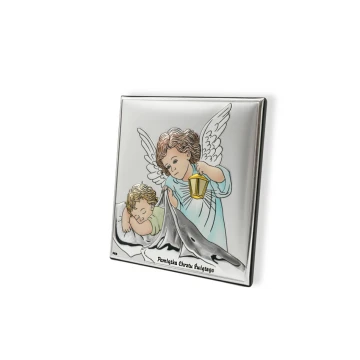 Silver Picture Your Guardian Angel 11x11 cm - DS14/2C