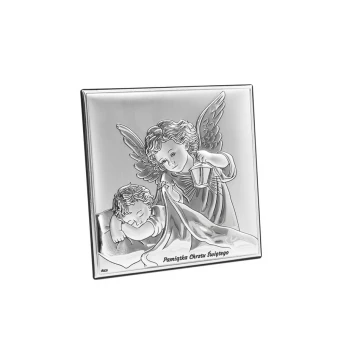 Silver Picture Your Guardian Angel 11x11 cm - DS14/2