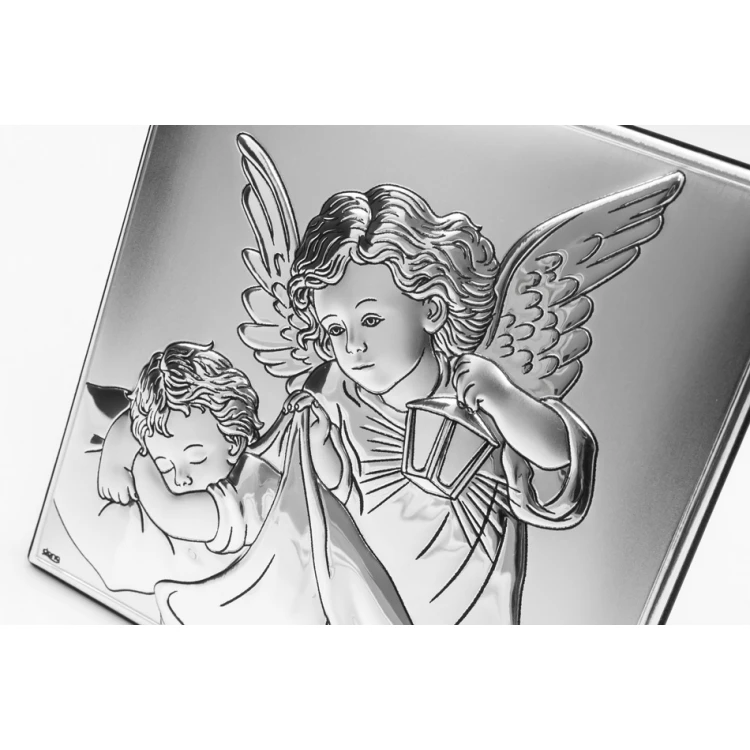 Silver Picture Your Guardian Angel 11x11 cm - DS14/2