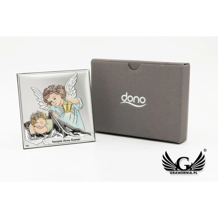 Silver Picture Your Guardian Angel 11x11 cm - DS14/2C