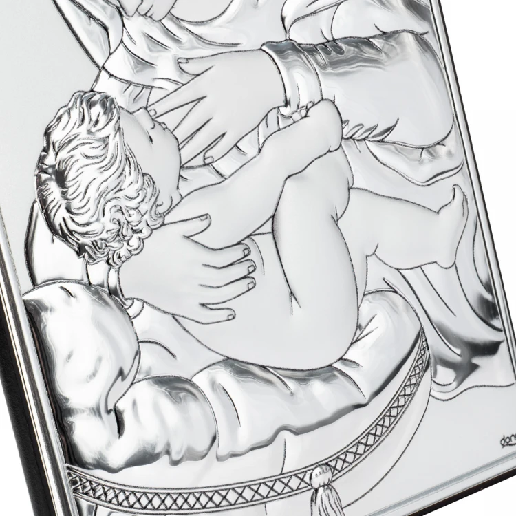 Silver Picture of the Nursing Madonna - size 13x18cm - DS50/3
