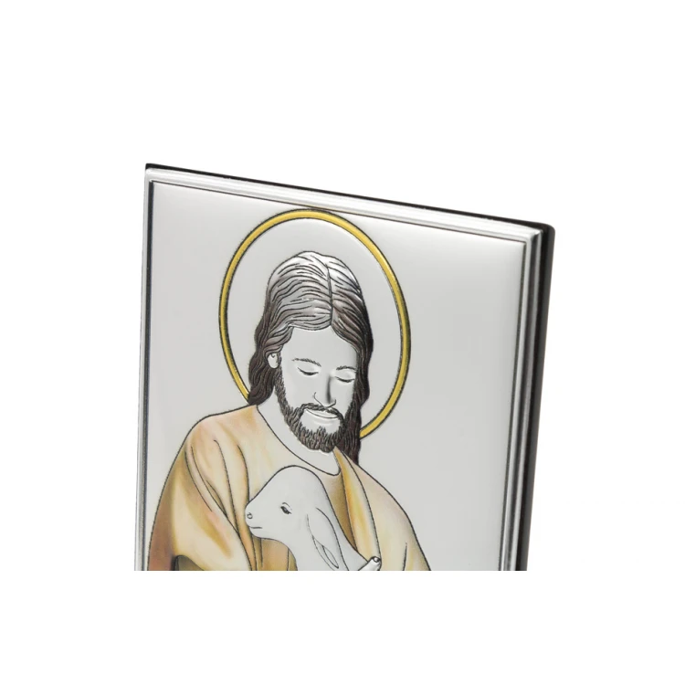 Silver Picture 'The Lord is my Shepherd' size 10x14cm - DS29/2C