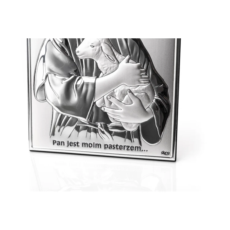 Silver Picture 'The Lord is My Shepherd' size 11.5x16.1cm - DS29/2X