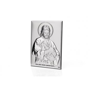 Silver Picture 'The Lord is My Shepherd' size 11.5x16.1cm - DS29/2X
