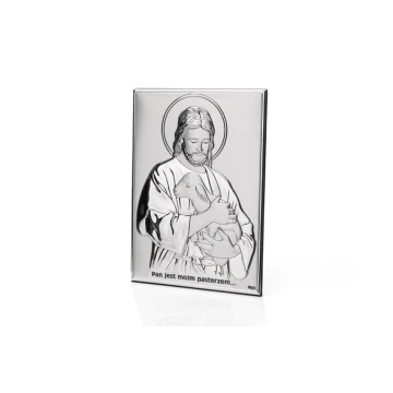 Silver Picture 'The Lord is My Shepherd' size 11.5x16.1cm - DS29/2X