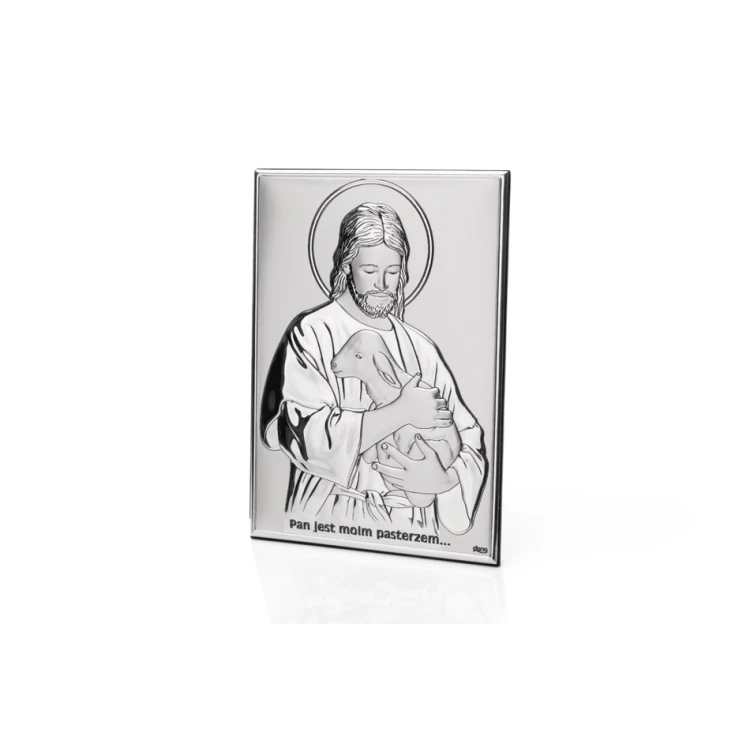 Silver Picture 'The Lord is My Shepherd' size 11.5x16.1cm - DS29/2X