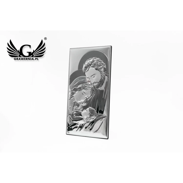 Silver Picture Holy Family 11x22 cm - DS12/3