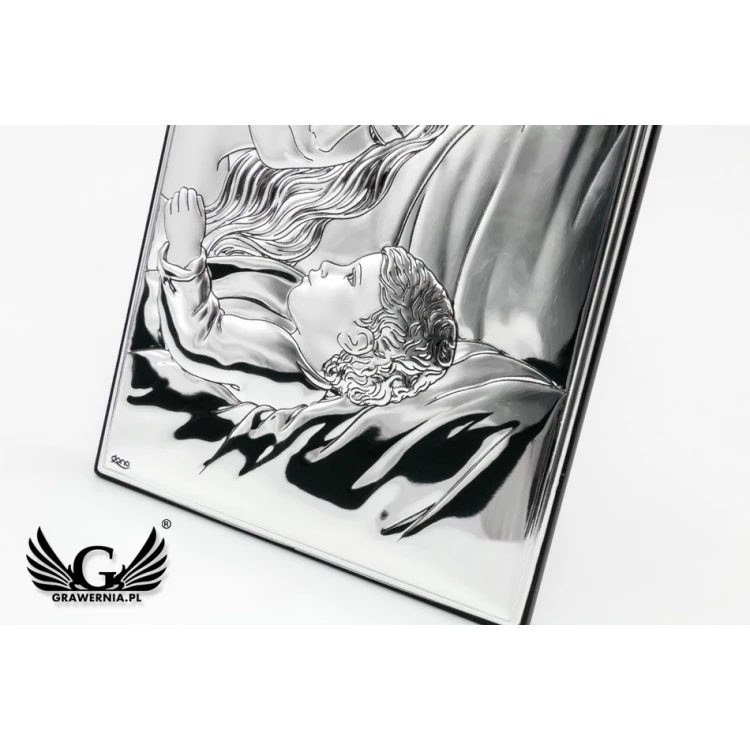 Silver Picture Holy Family 11x22 cm - DS12/3