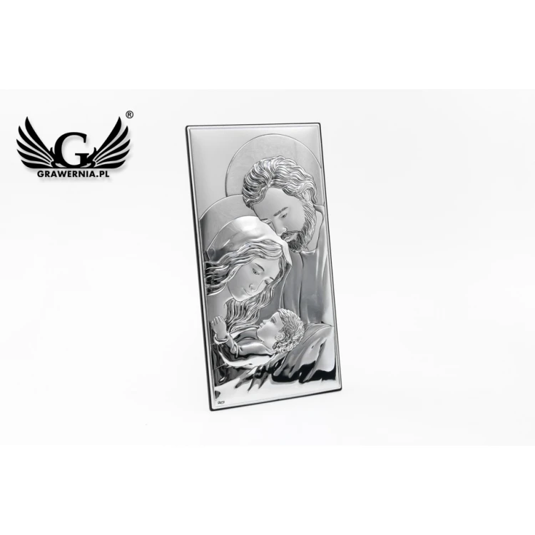 Silver Picture Holy Family 11x22 cm - DS12/3