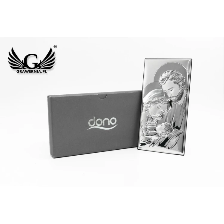 Silver Picture Holy Family 11x22 cm - DS12/3
