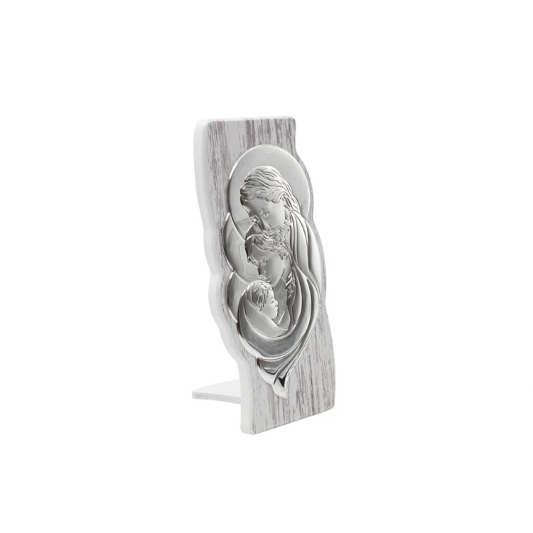 Silver Picture Holy Family size 8.5x18.5cm - 6585/3S
