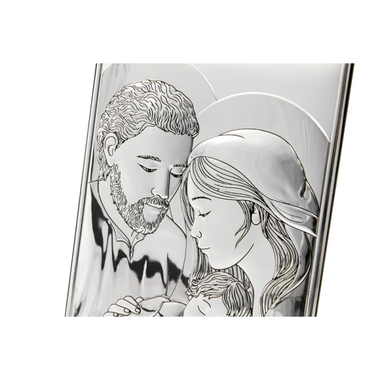 Silver Picture Holy Family 13x18cm - DS25/3