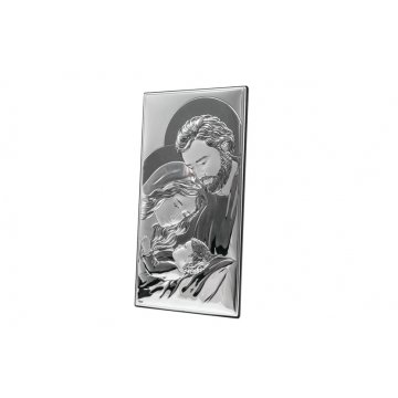 Silver Picture Holy Family 11x22 cm - DS12/3