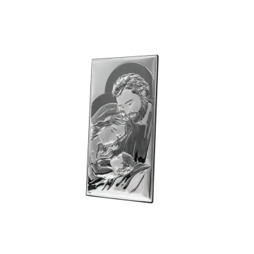 Silver Picture Holy Family 11x22 cm - DS12/3