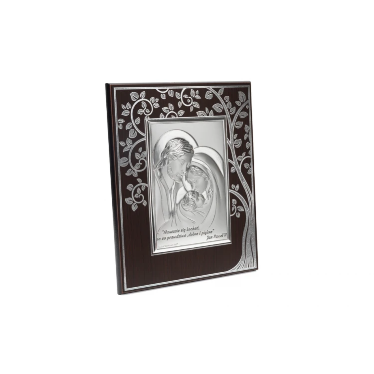 Silver Picture Holy Family 16x20cm - 6665SFM/2XA
